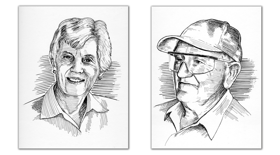 Pen and Ink Portraits